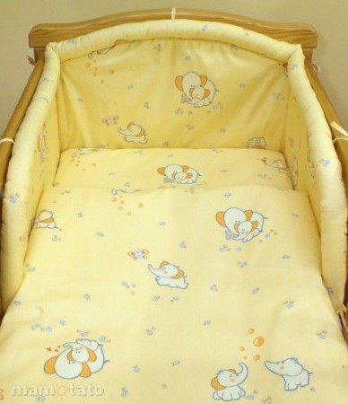 Yellow elephants bedding / Pościel - słoniki żółte.